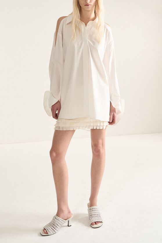 Zipped Shoulder Shirt