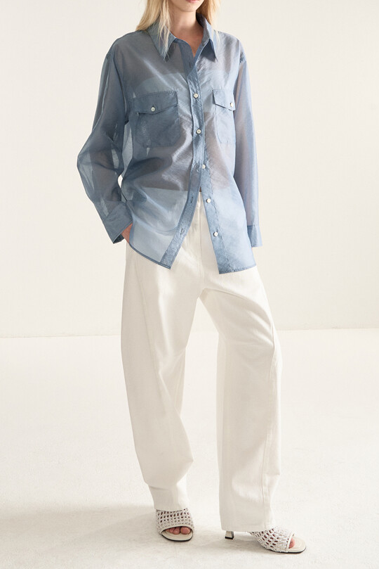 Sheer Utility Shirt