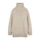 Volumed Turtleneck Knit Top