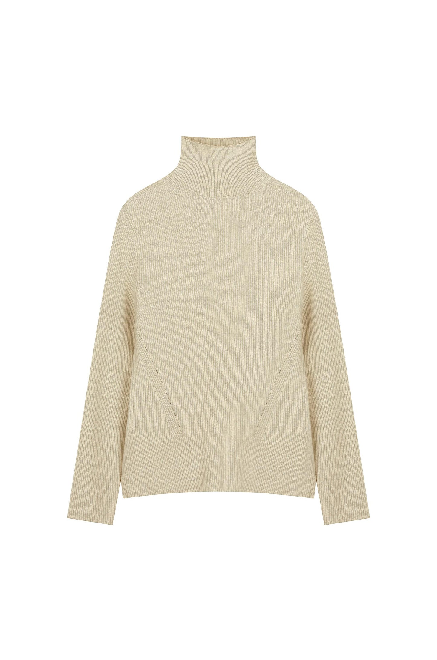 Whole-Garment Knit Top With Vest