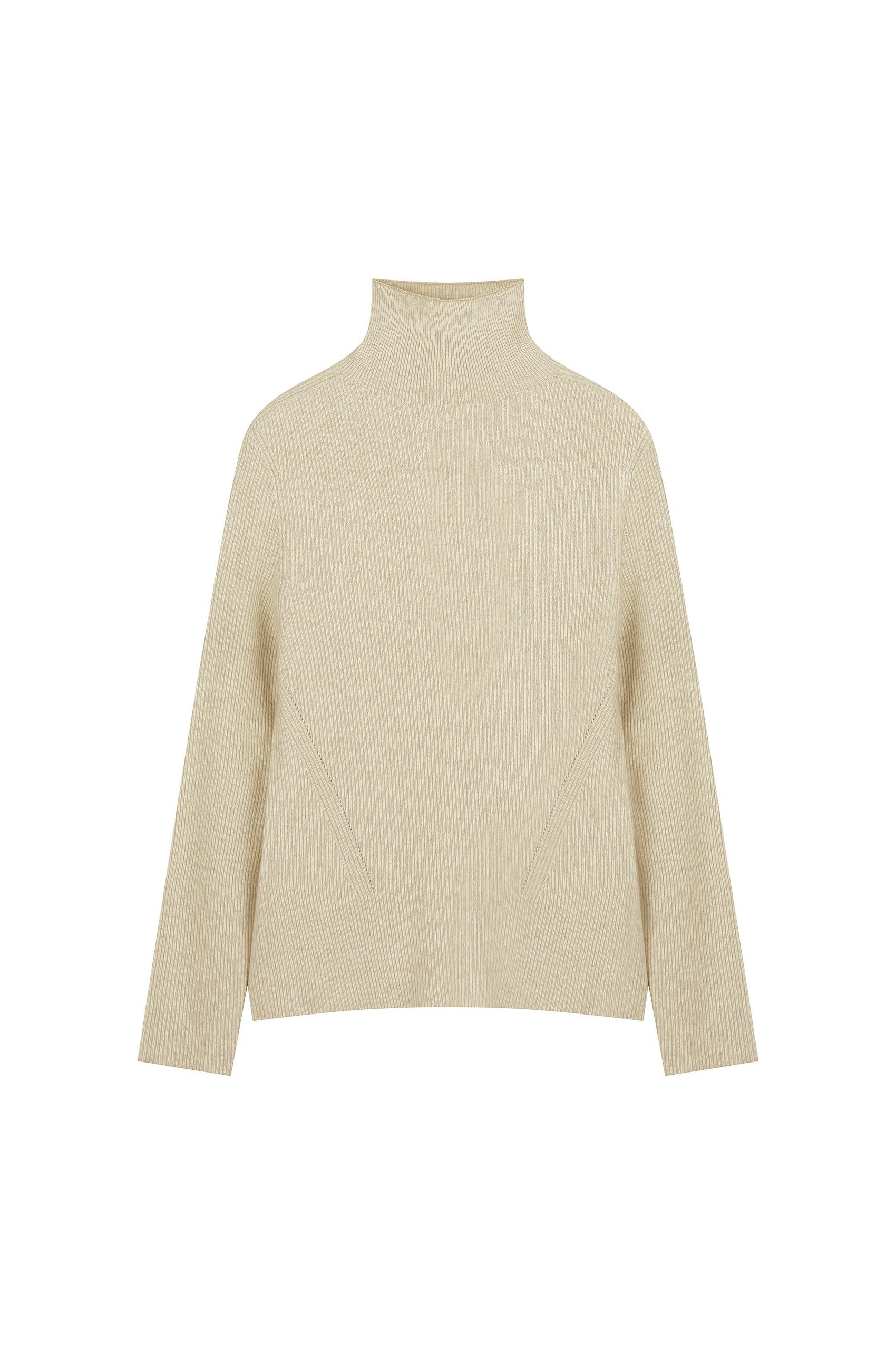 Whole-Garment Knit Top With Vest