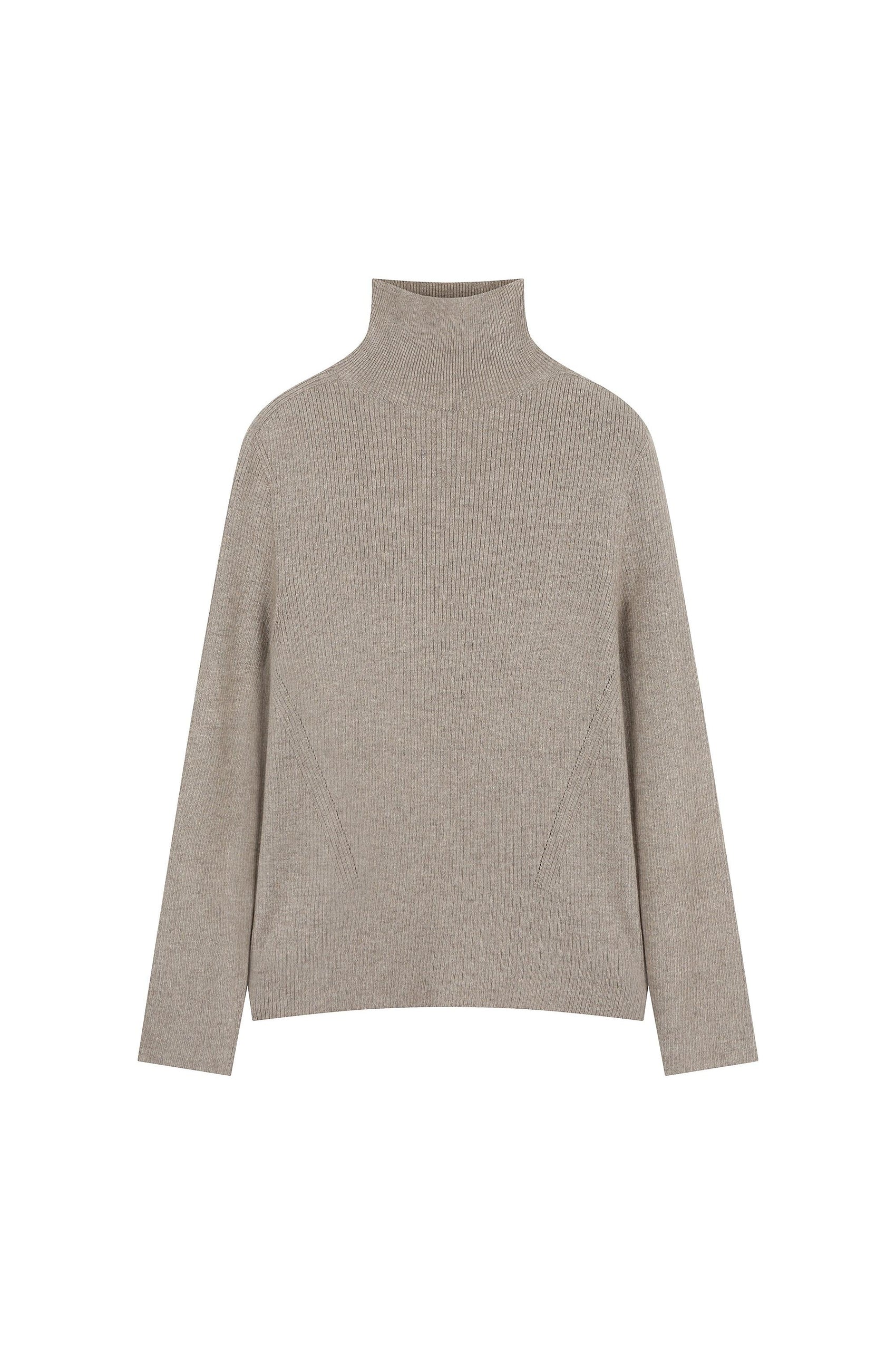 Whole-Garment Knit Top With Vest