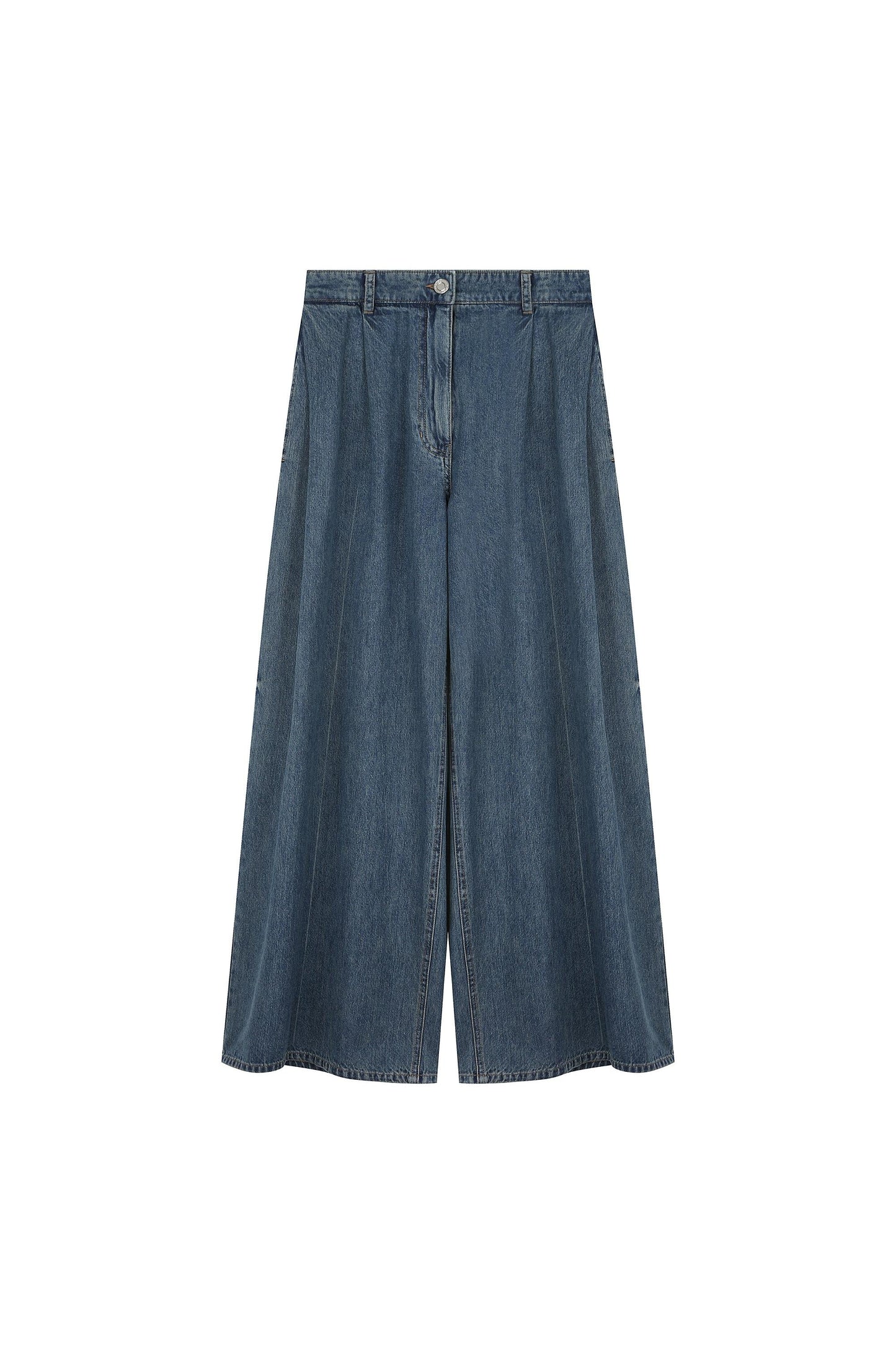 Wide Fit Fluid Denim