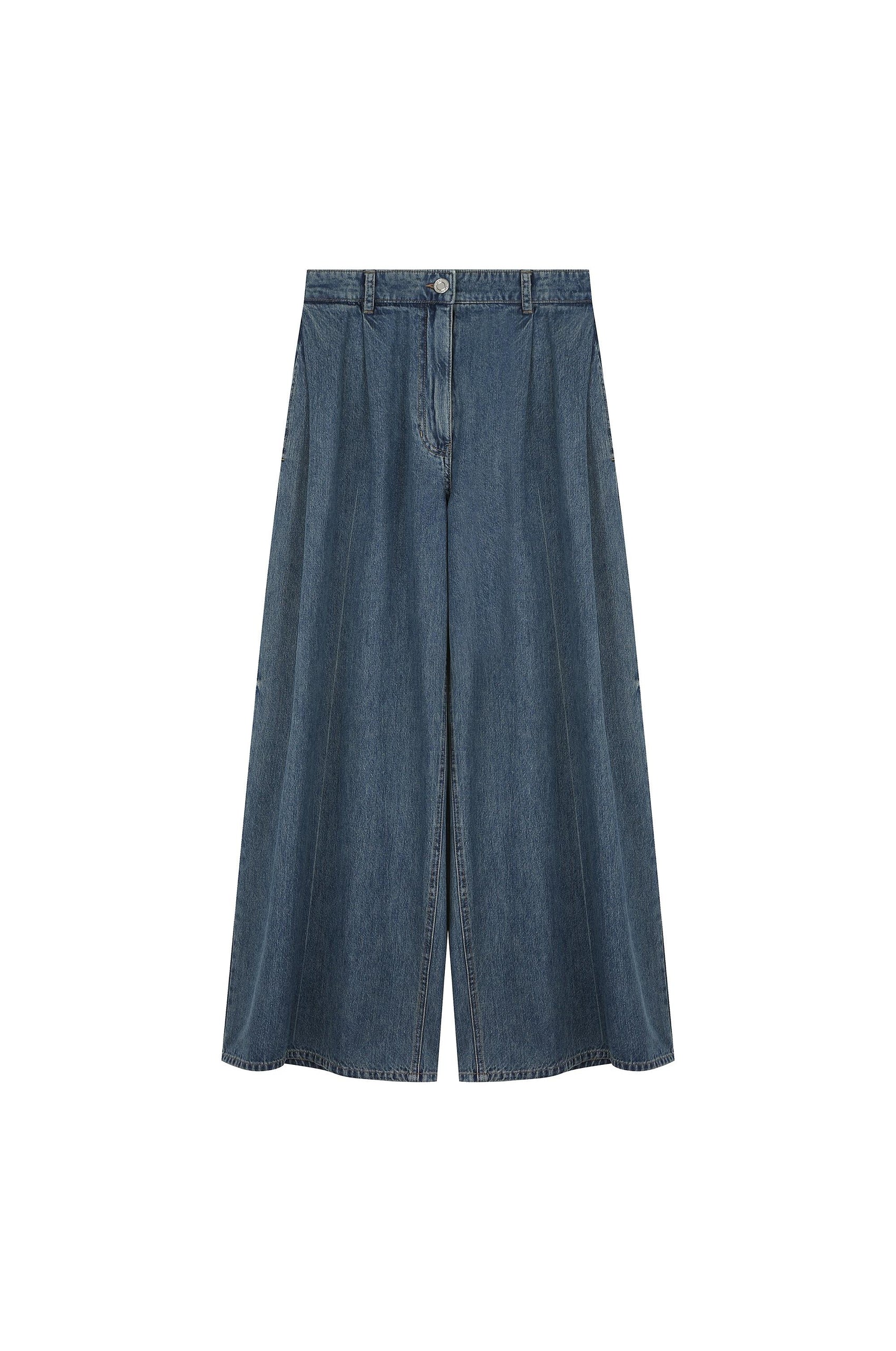 Wide Fit Fluid Denim
