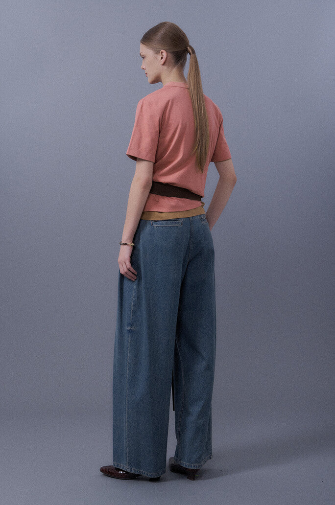 Wide Fit Fluid Denim