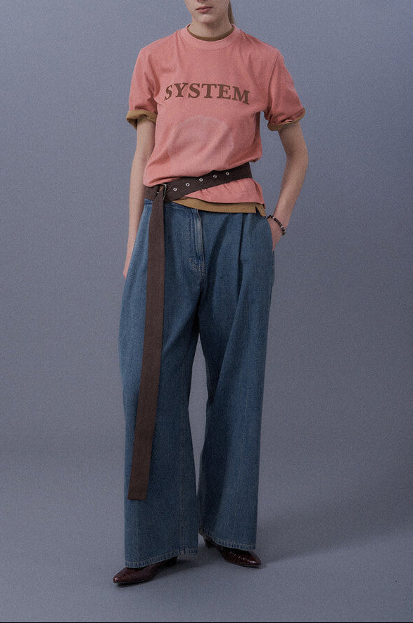 Wide Fit Fluid Denim