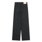 Straight Fit Textured Trousers
