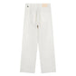 Curved Denim Pants