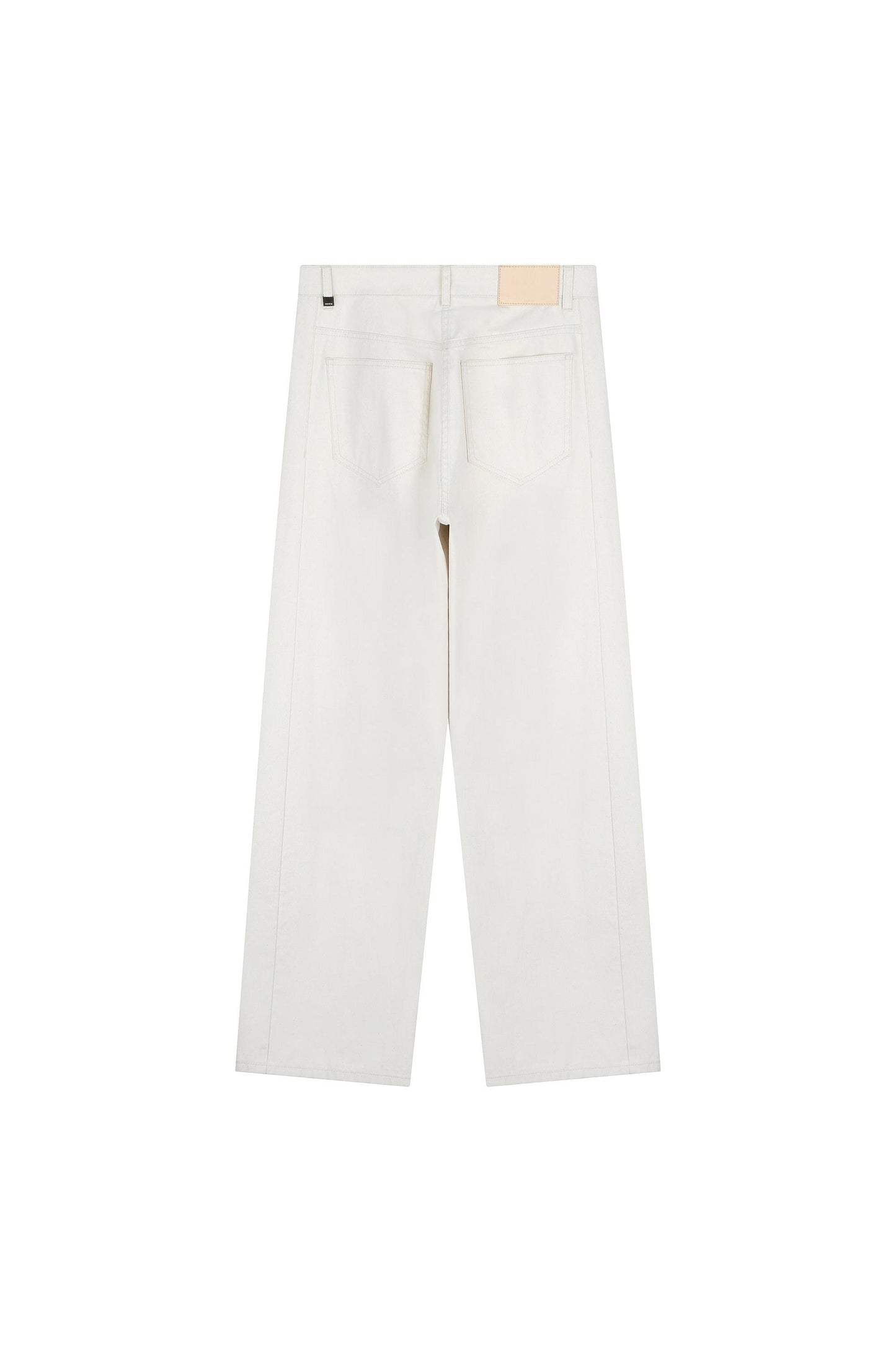 Curved Denim Pants