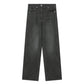 Curved Denim Pants