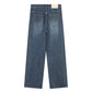 Curved Denim Pants