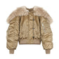 Bomber Jacket With Fur