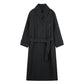 Fluid Lapel Double Coat