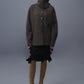 Tweed Fabric Jacket With Scarf