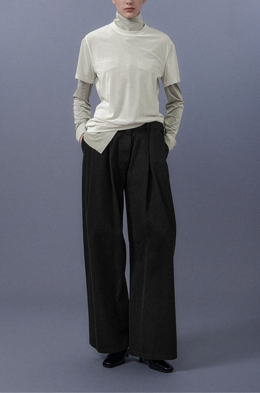 Slim Fit Soft Velvet T-Shirt