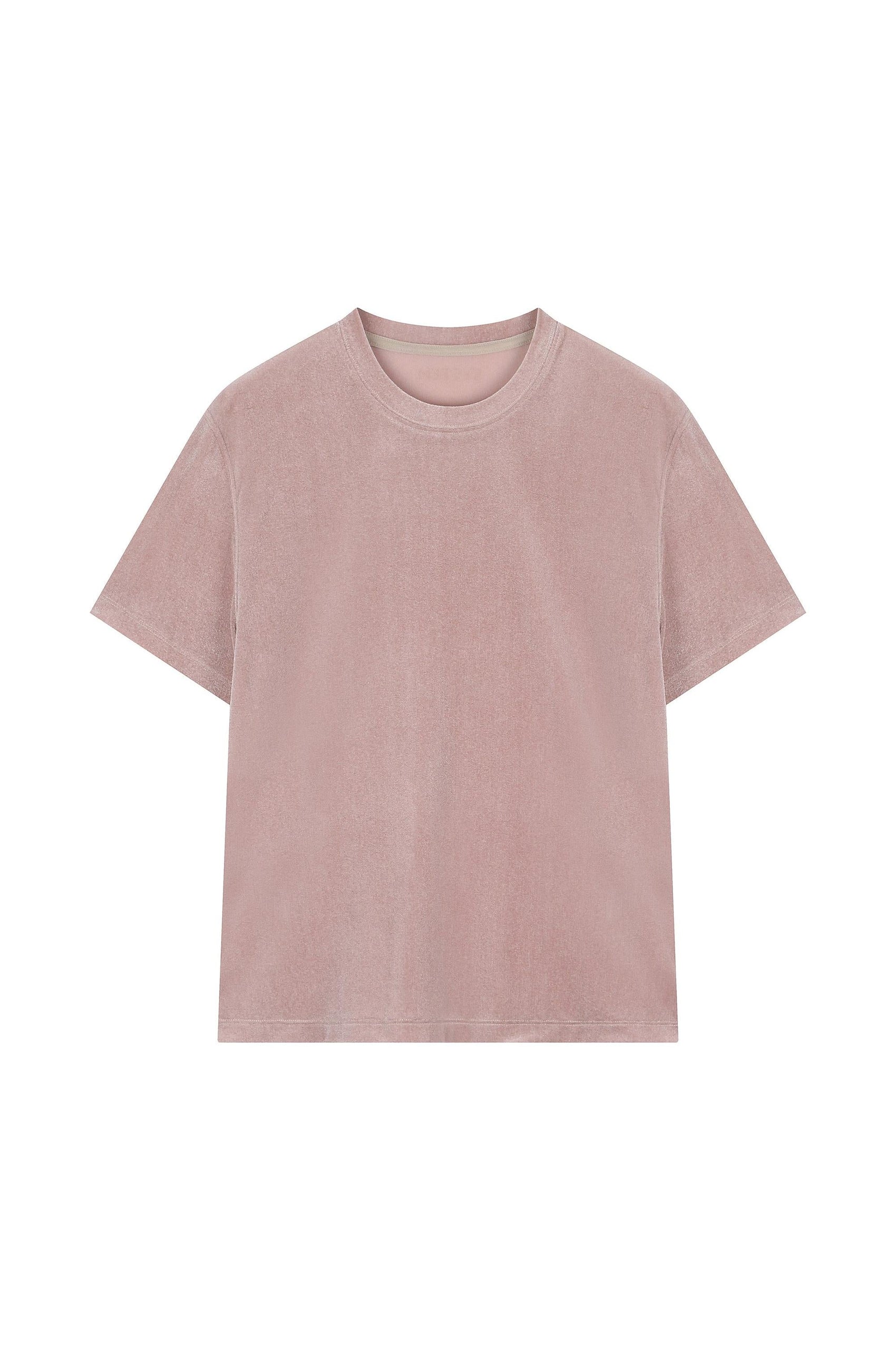 Slim Fit Soft Velvet T-Shirt