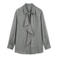 Classic Ruffled Fluid Blouse