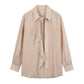 Classic Ruffled Fluid Blouse