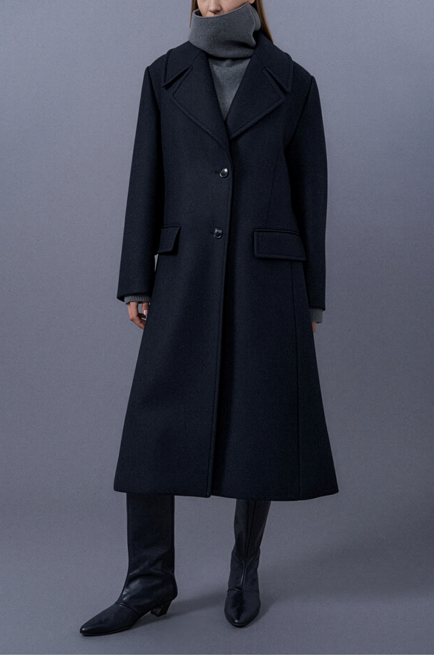 Classic Long Peacoat