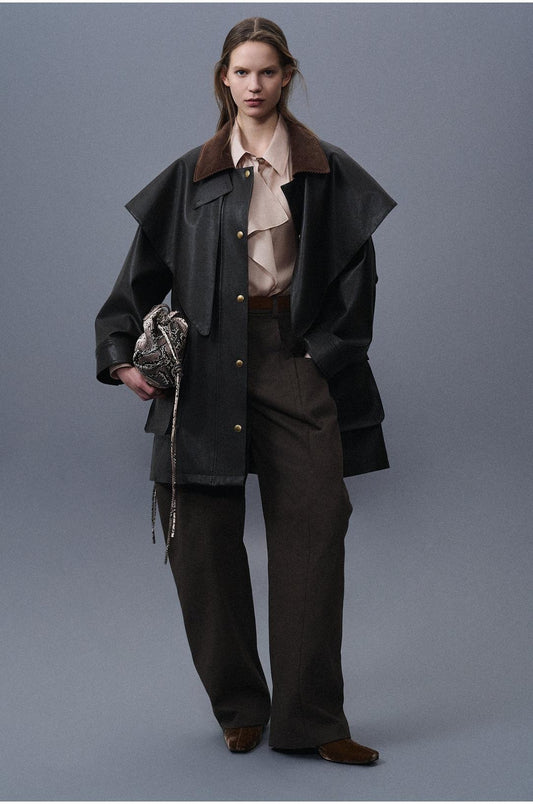 Classic Utility Cape Jacket