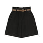 Classic Volumed Shorts With Belt