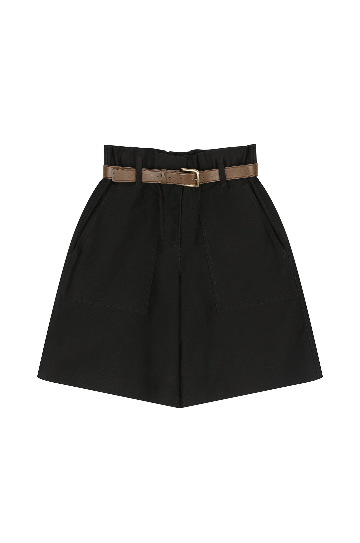 Classic Volumed Shorts With Belt