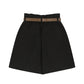 Classic Volumed Shorts With Belt