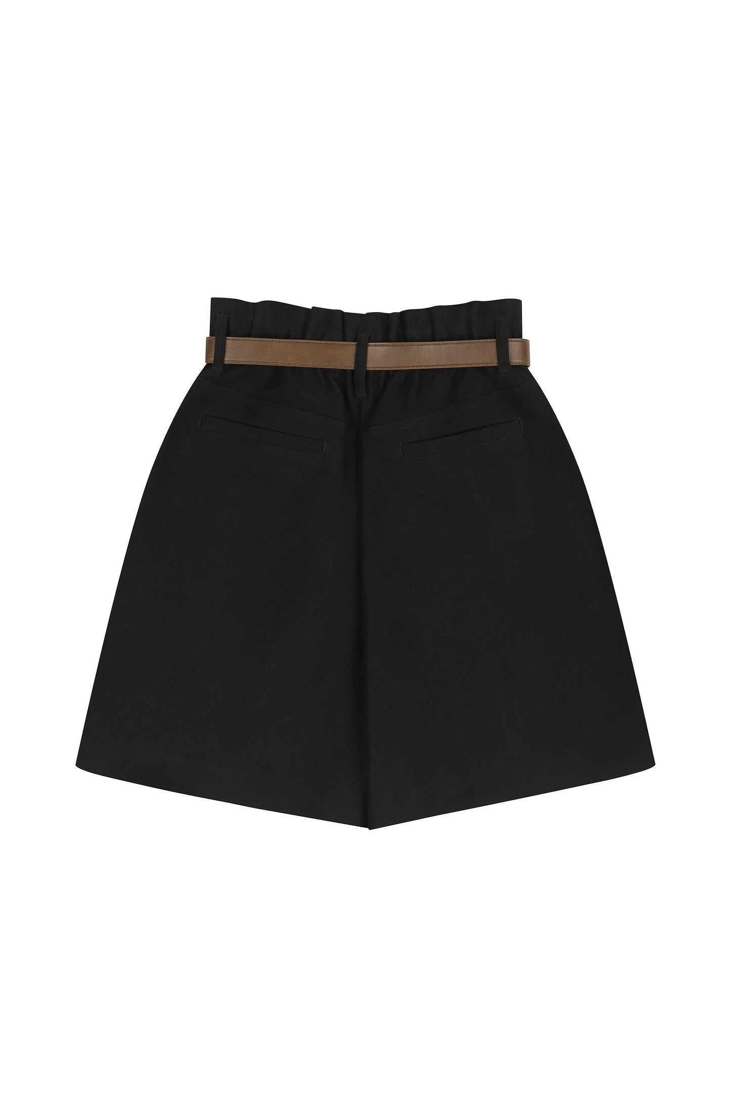 Classic Volumed Shorts With Belt