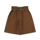 Classic Volumed Shorts With Belt