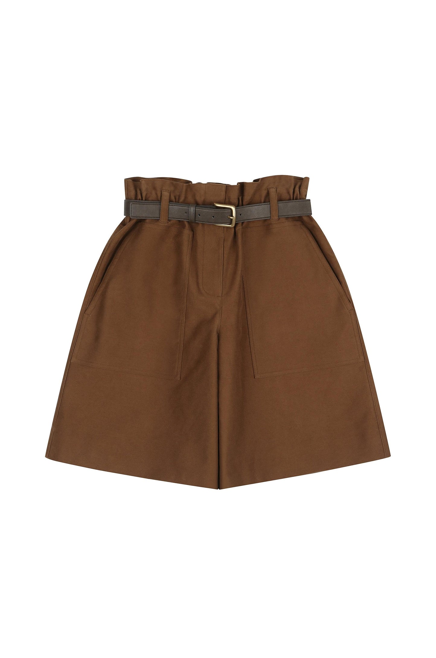 Classic Volumed Shorts With Belt