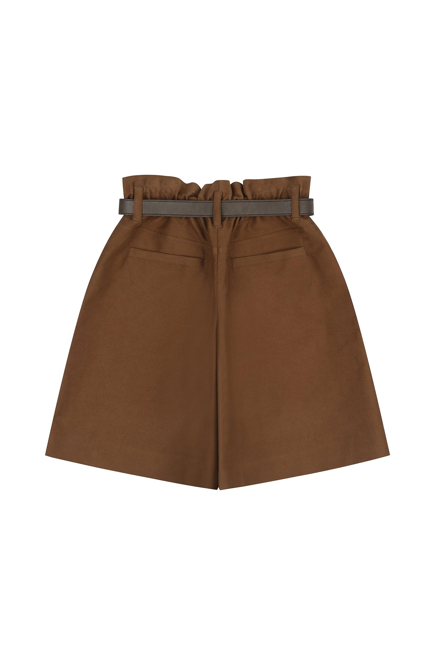 Classic Volumed Shorts With Belt