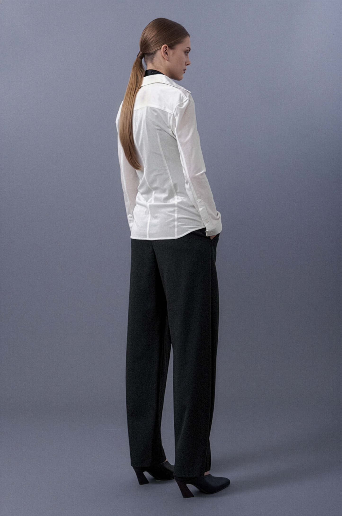 Slim Fit Velvet Shirt