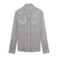 Slim Fit Velvet Shirt