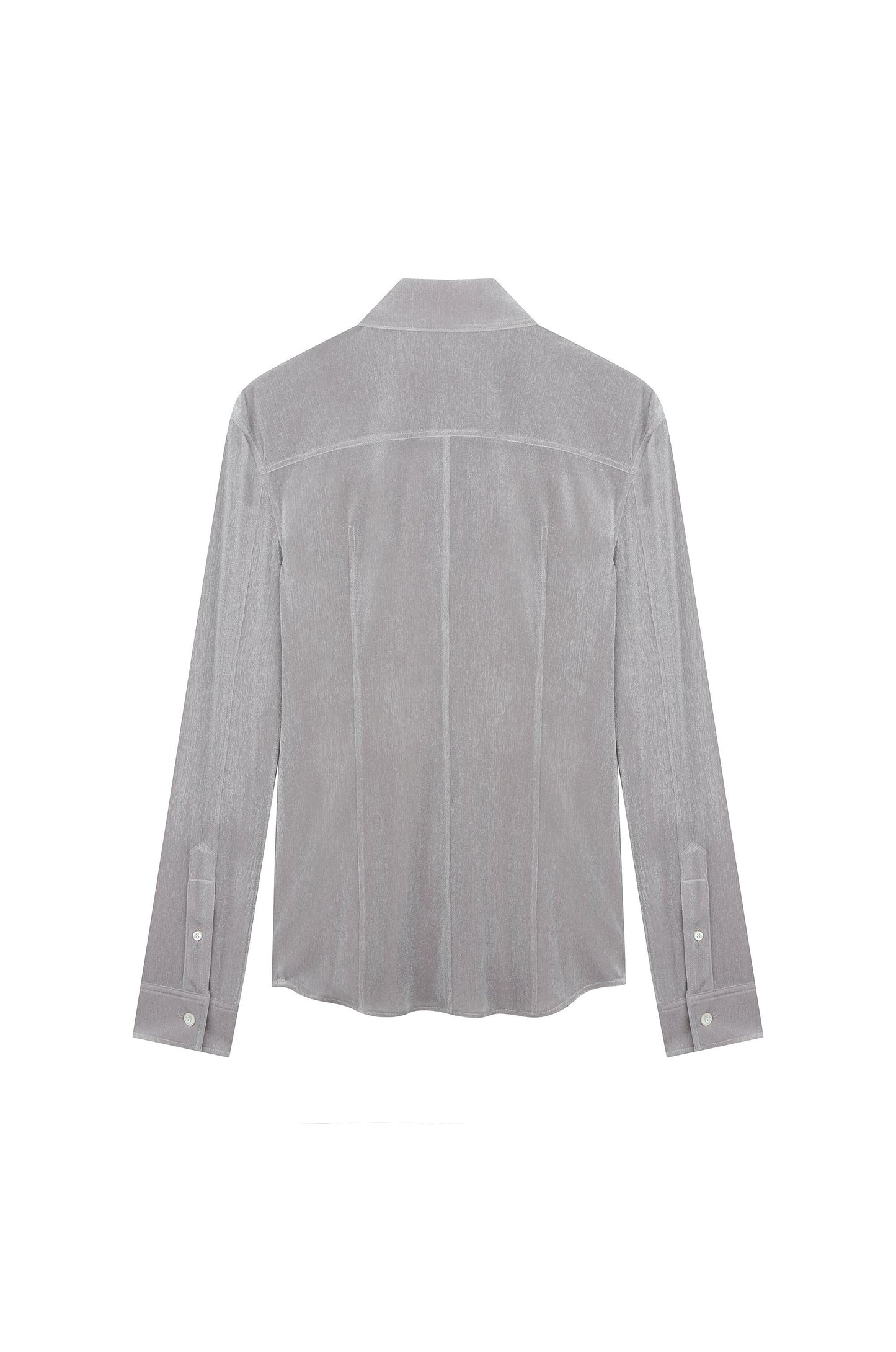 Slim Fit Velvet Shirt