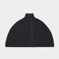 Wool-Blend High-Neck Cape Scarf