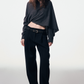 Cross Tied Knit Cardigan
