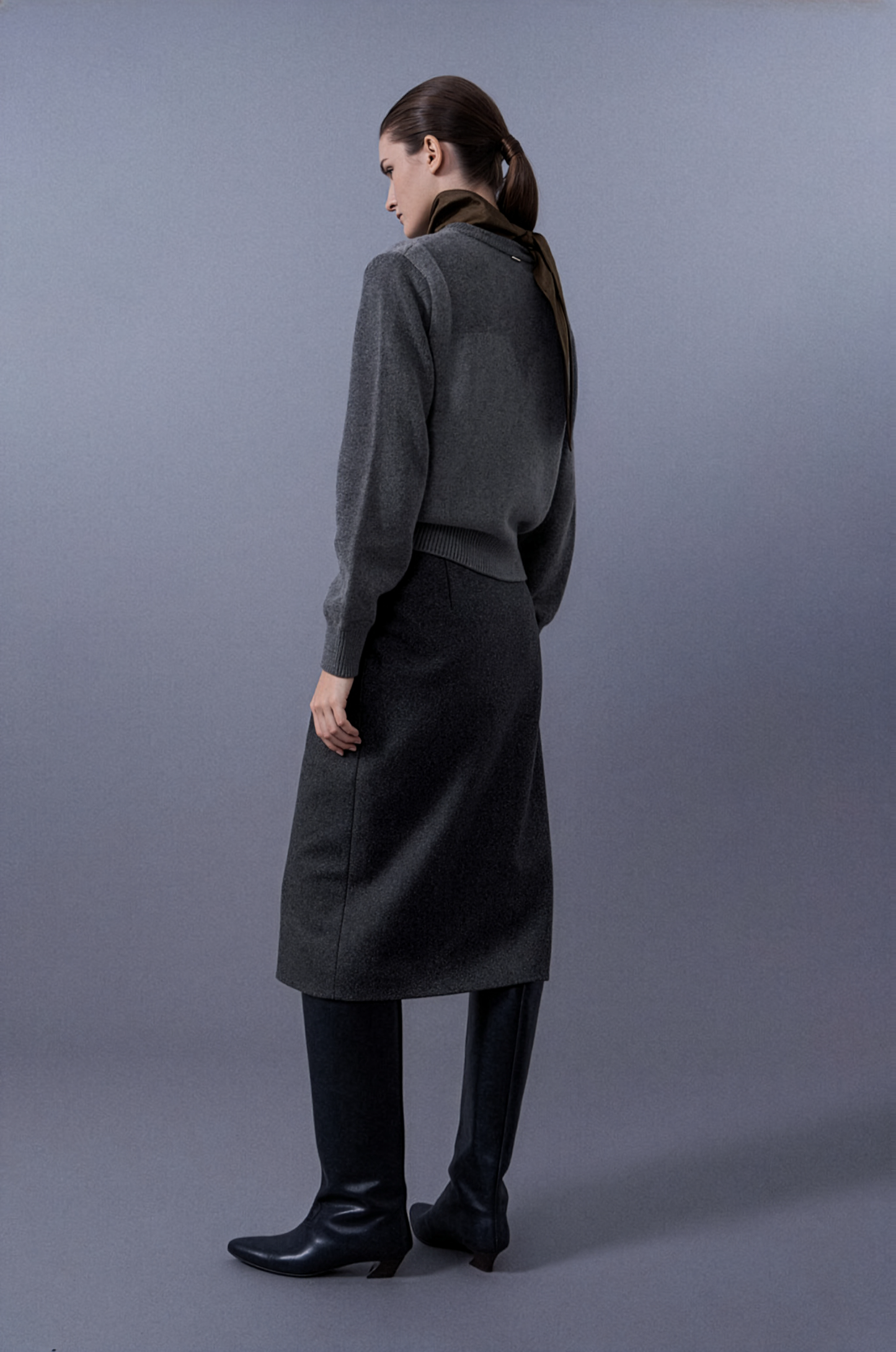 Modern Incision Knit Top