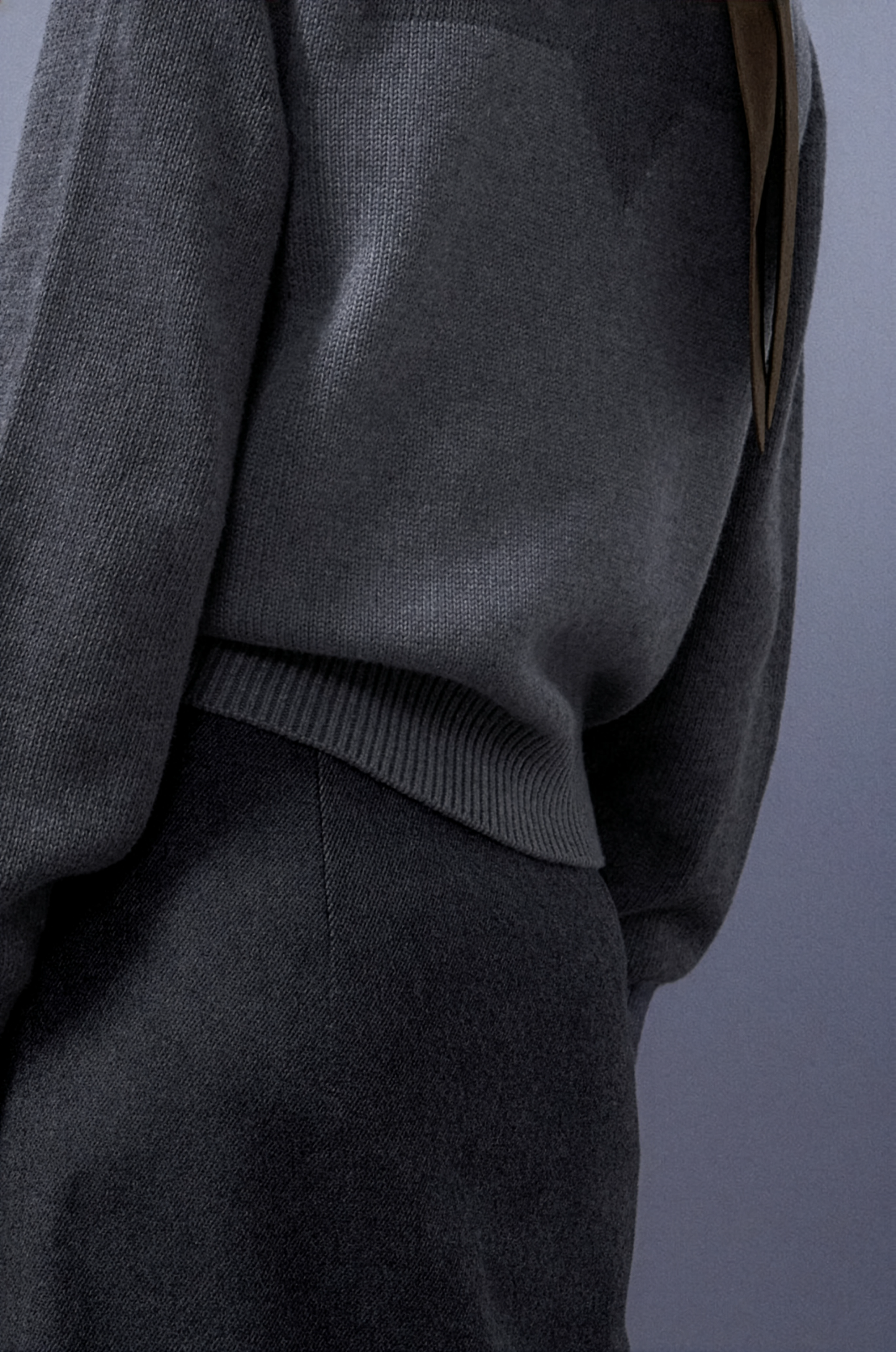 Modern Incision Knit Top