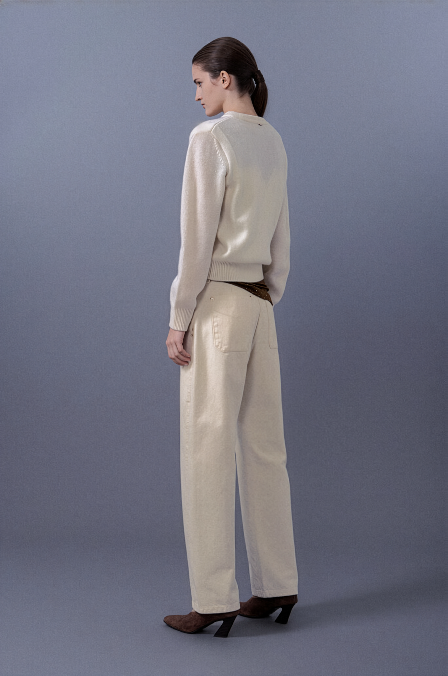 Modern Incision Knit Top