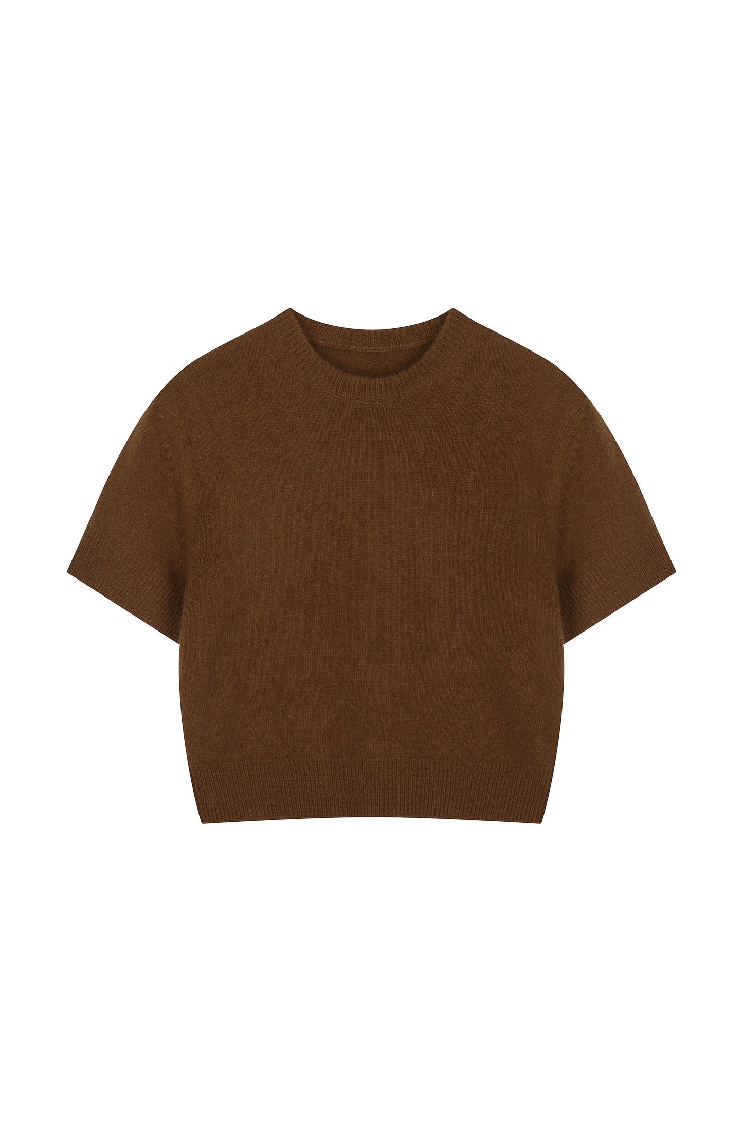 Basic Half-Sleeve Knit Top