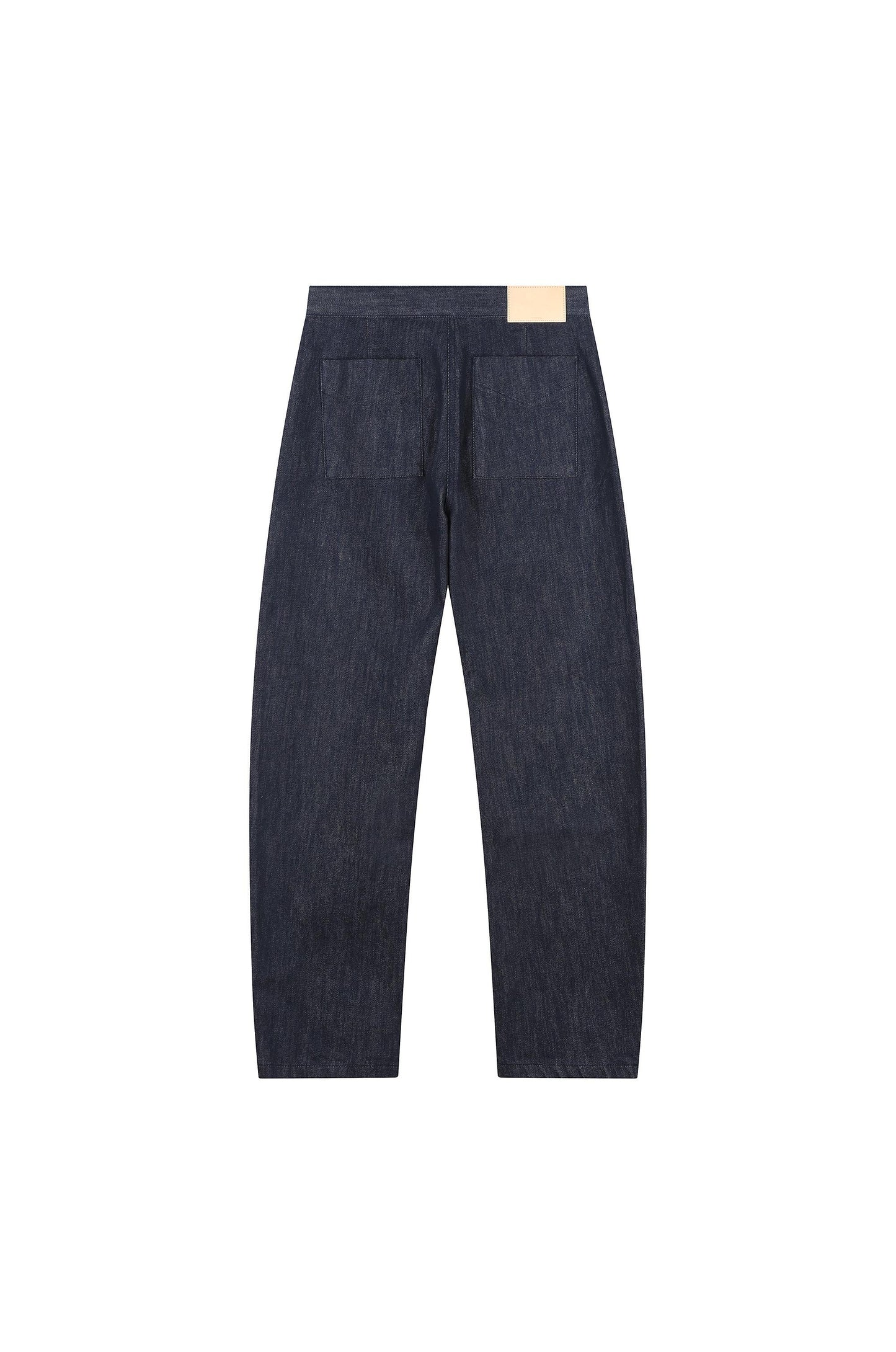 Curved Silhouett Denim Pants