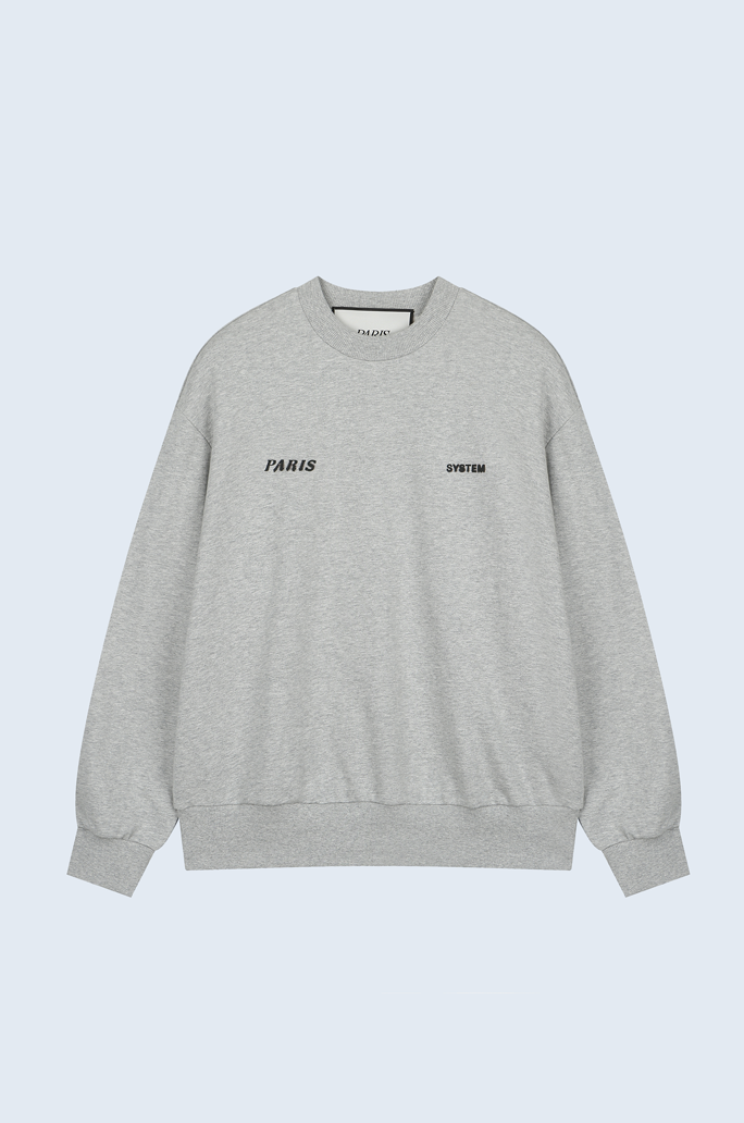 Back Logo Round Neck Sweatshirt