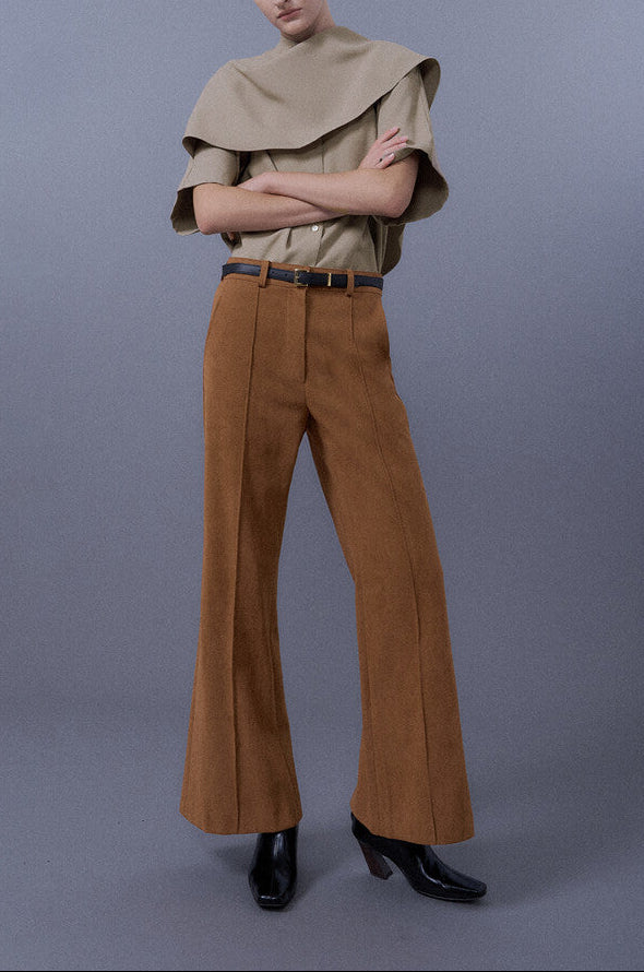 Flare Silhouette Trousers