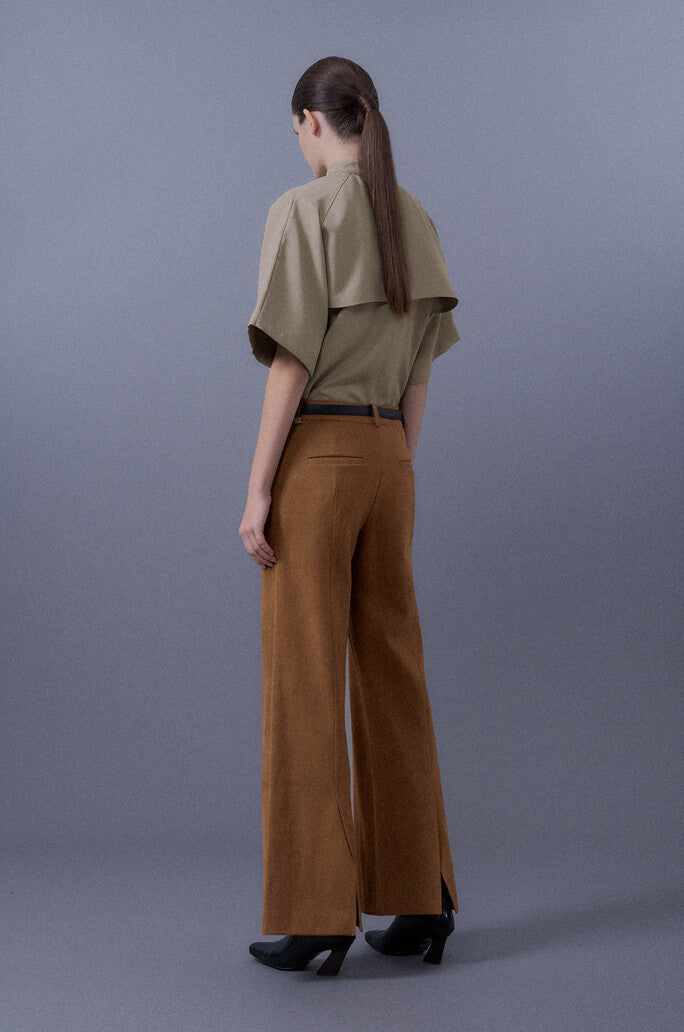 Flare Silhouette Trousers