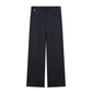 Low-Waist Straight Trousers