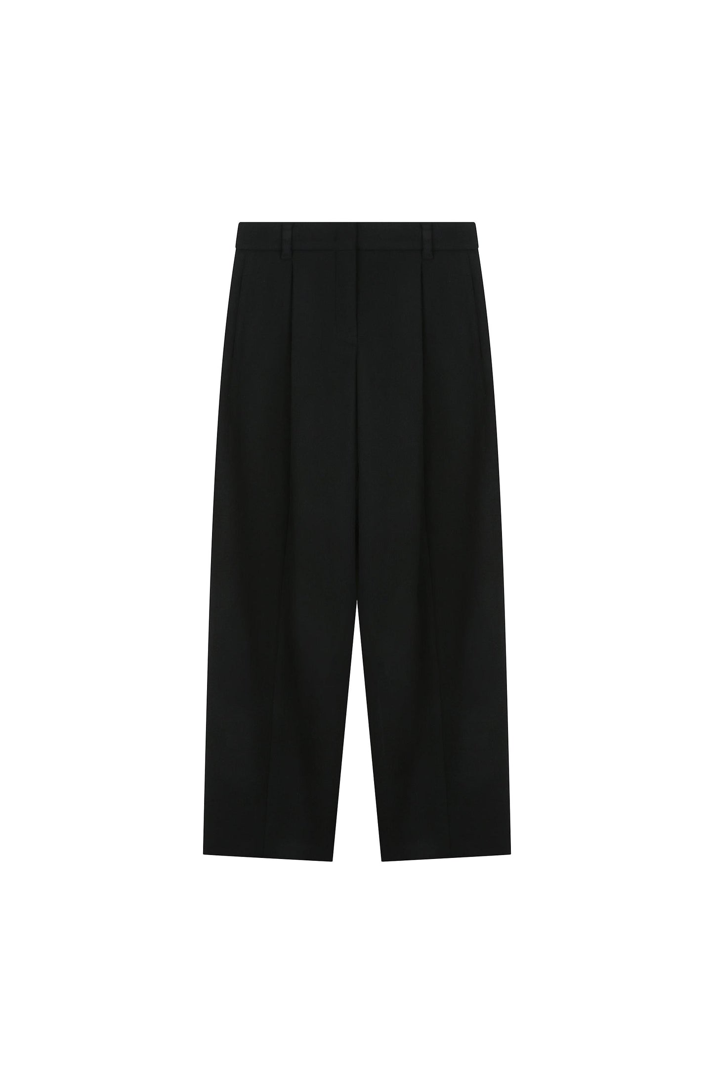 Curved Silhouette Trousers