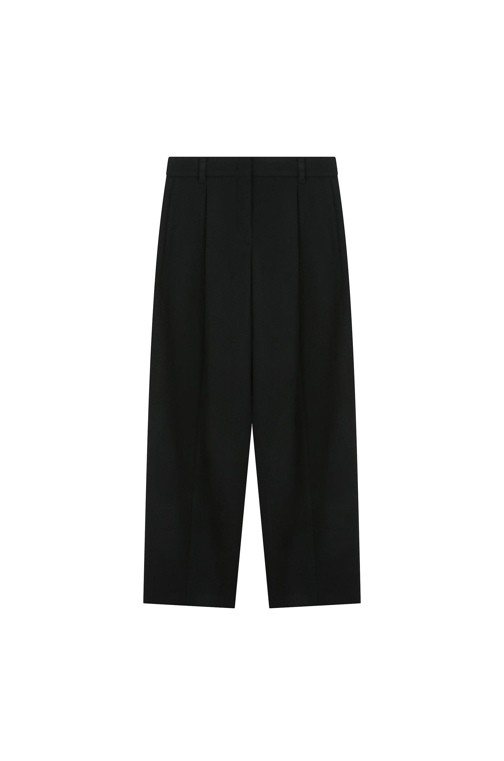 Curved Silhouette Trousers