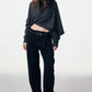 Curved Silhouette Trousers