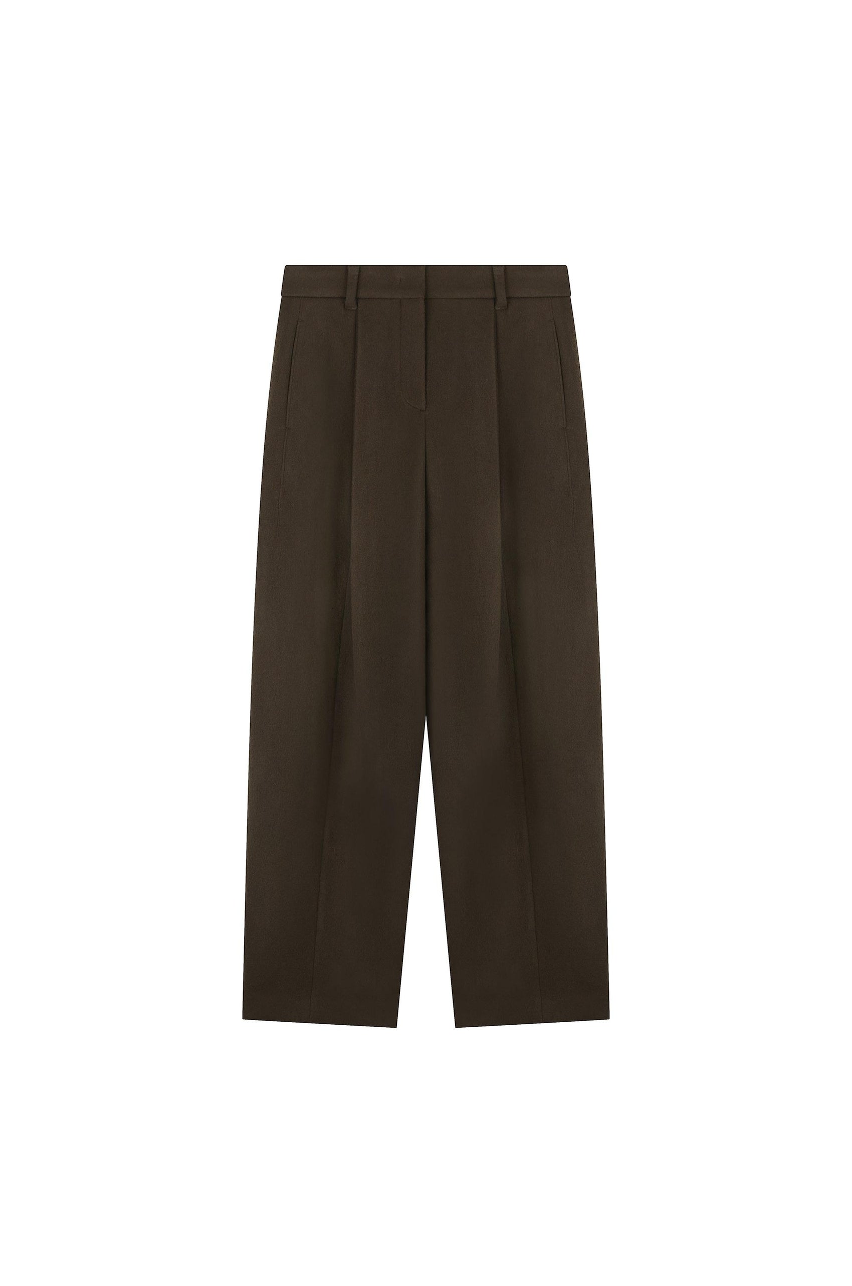 Curved Silhouette Trousers
