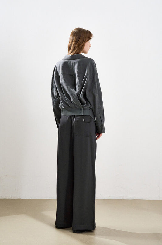 Crinkled Multiway Shirt